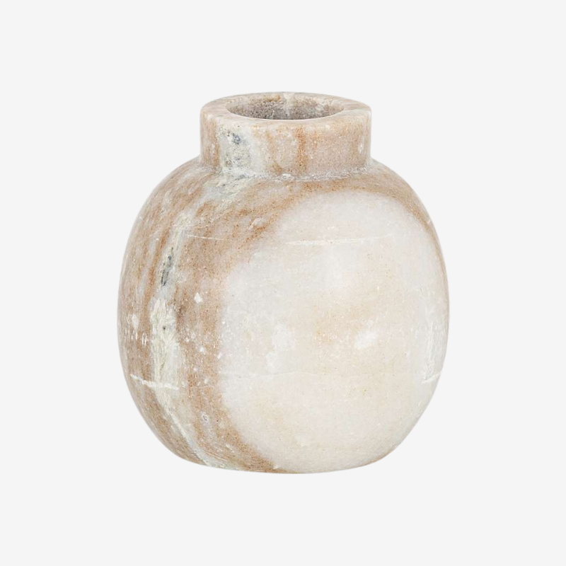 Nkuku Khari Grey Marble Vase - KV1301 - Uneeka
